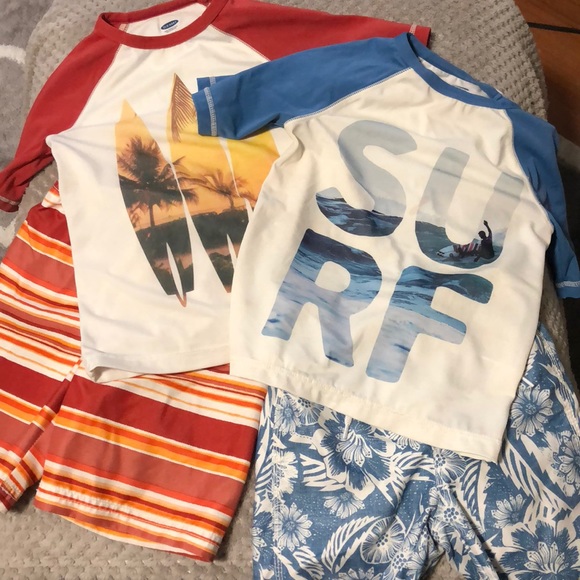 old navy boys swim shirt